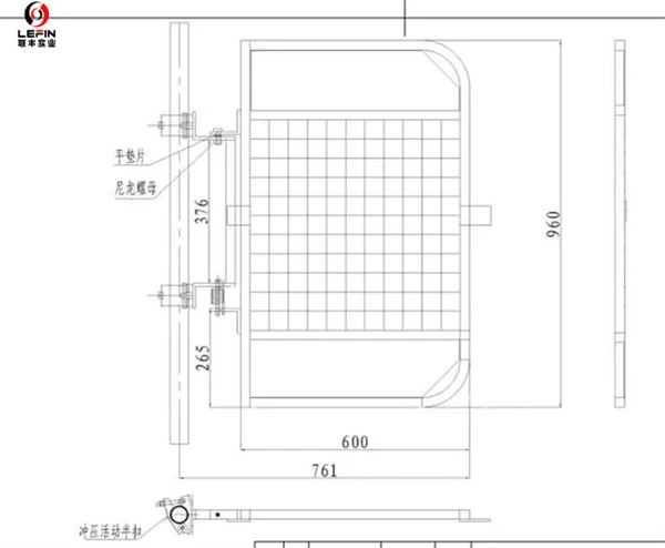 Scaffolding Ladder Safety Gate